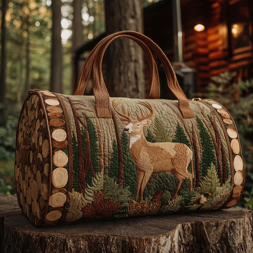 Padded Travel Bag - Autumn Deer