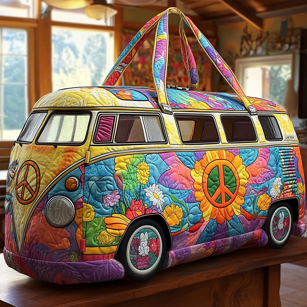 Padded Travel Bag - Multicolor Bus