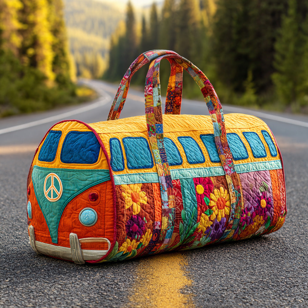 Padded Travel Bag - Peace Bus