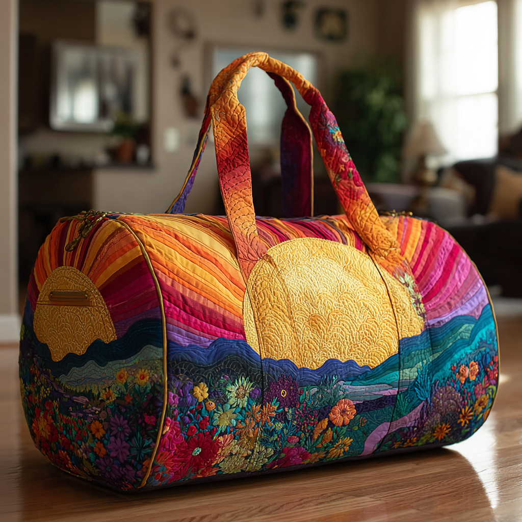 Padded Travel Bag - Glowing Path