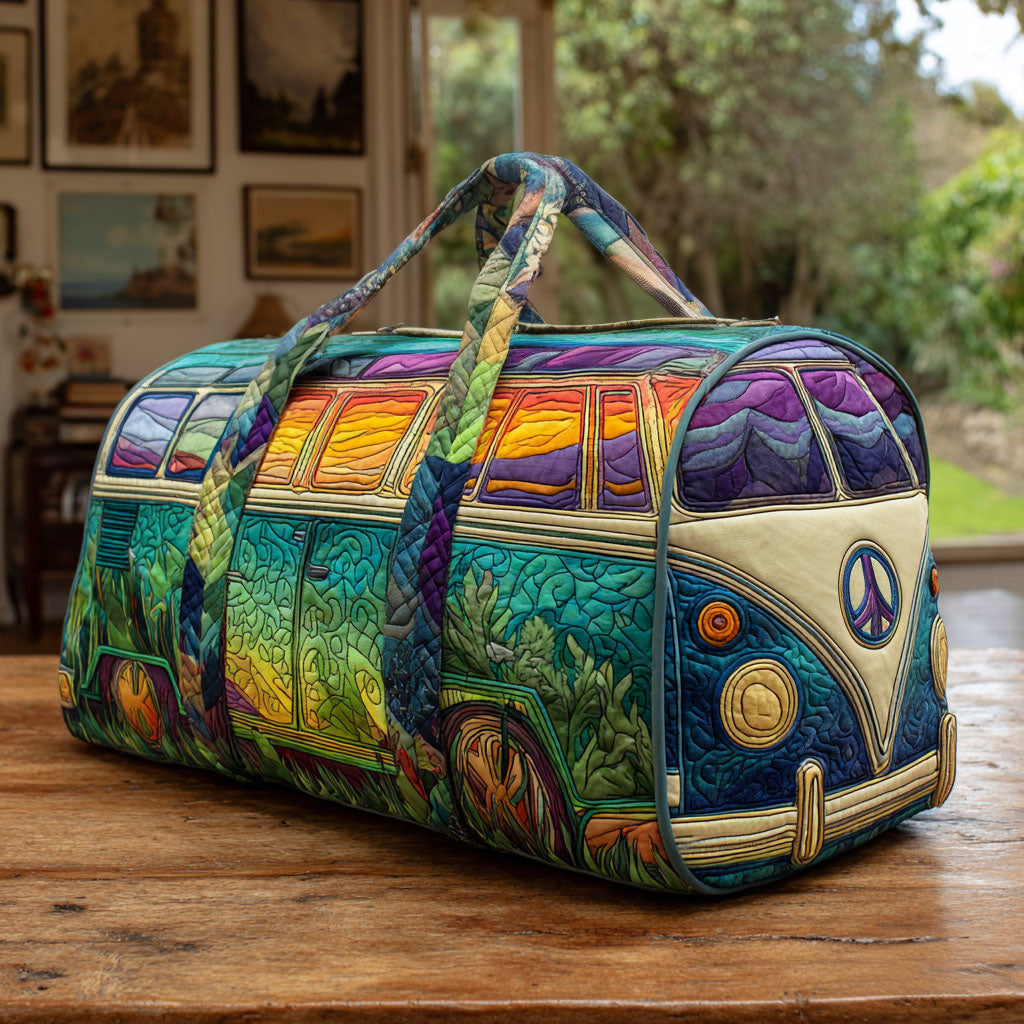 Padded Travel Bag - Vintage Pattern